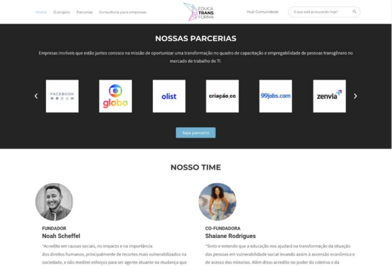 Nossas parcerias