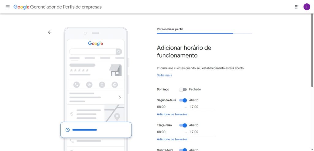 Passo a passo para criar sua conta no Google Meu Negócio - passo 10