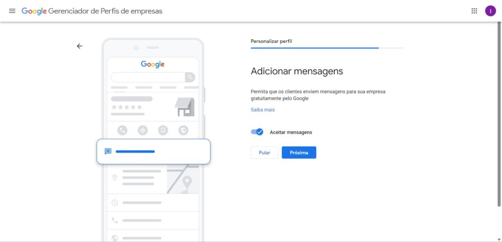Passo a passo para criar sua conta no Google Meu Negócio - passo 11