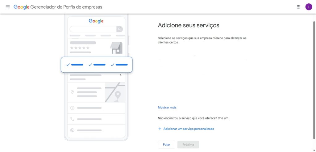 Passo a passo para criar sua conta no Google Meu Negócio - passo 9