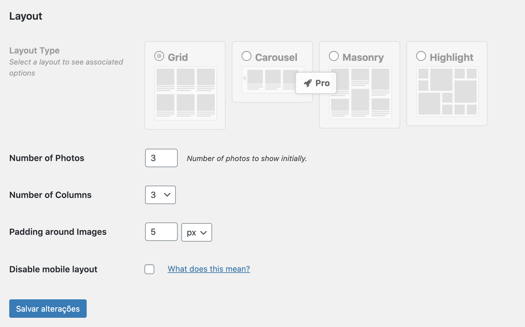 layout