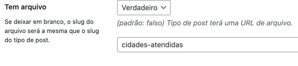 tem arquivo