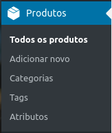 configurar peso e tamanho