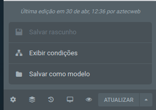 exibir condições