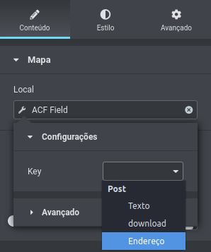 configuração