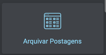 arquivar postagens