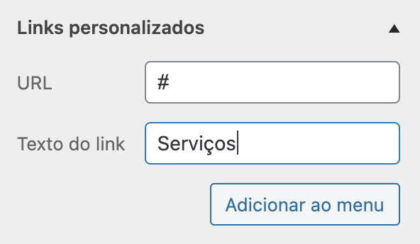 links personalizados