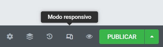 modo responsivo no Elementor