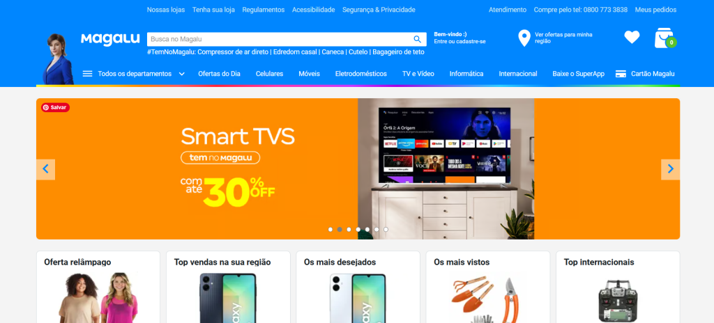 site magalu