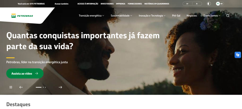 site petrobrás
