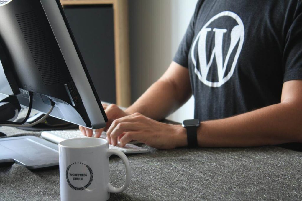 wordpress na criação .cc